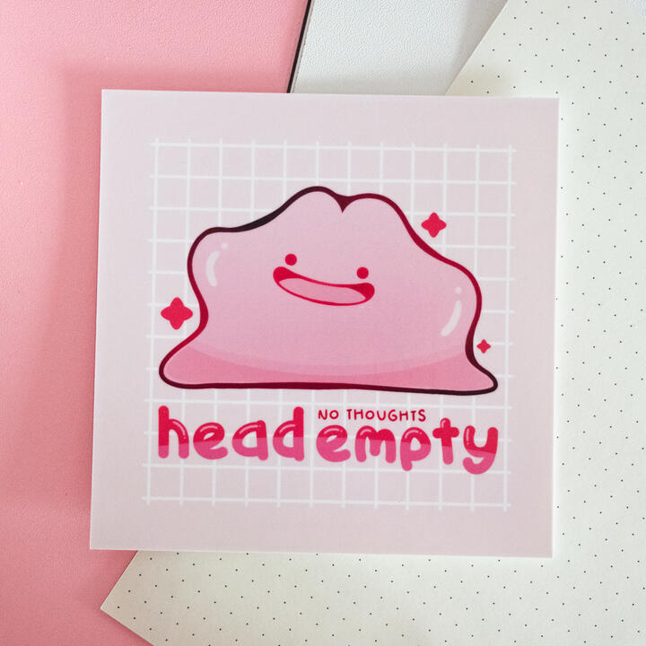 Print: Head Empty (Fanart)