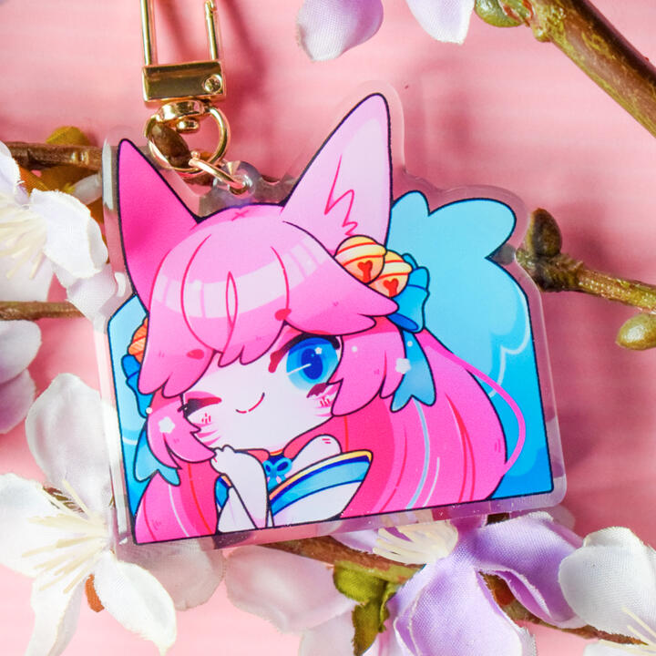 Acrylic Keyring: Ahri (League of Legends)
